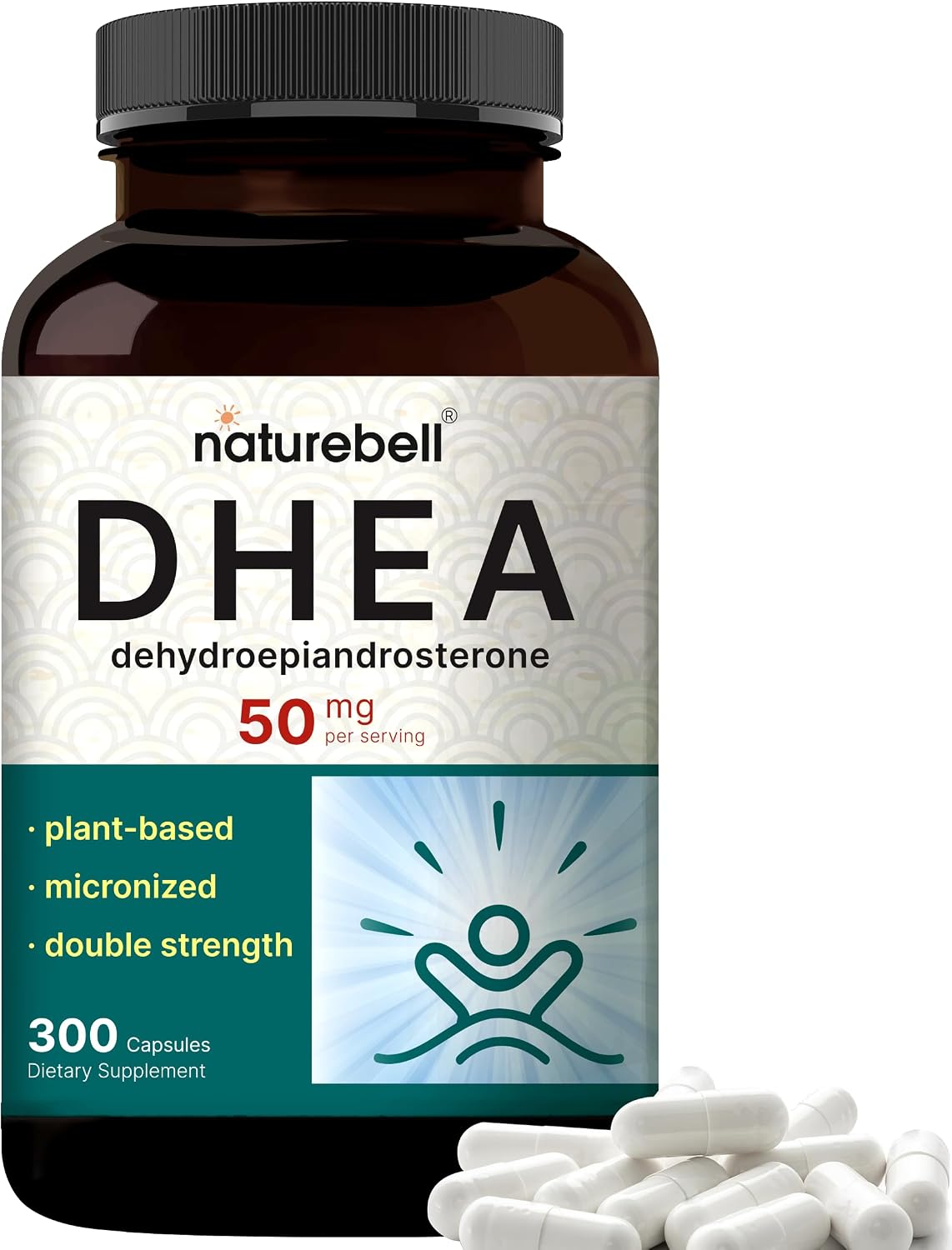 Detalle de NatureBell DHEA Supplement 50 mg