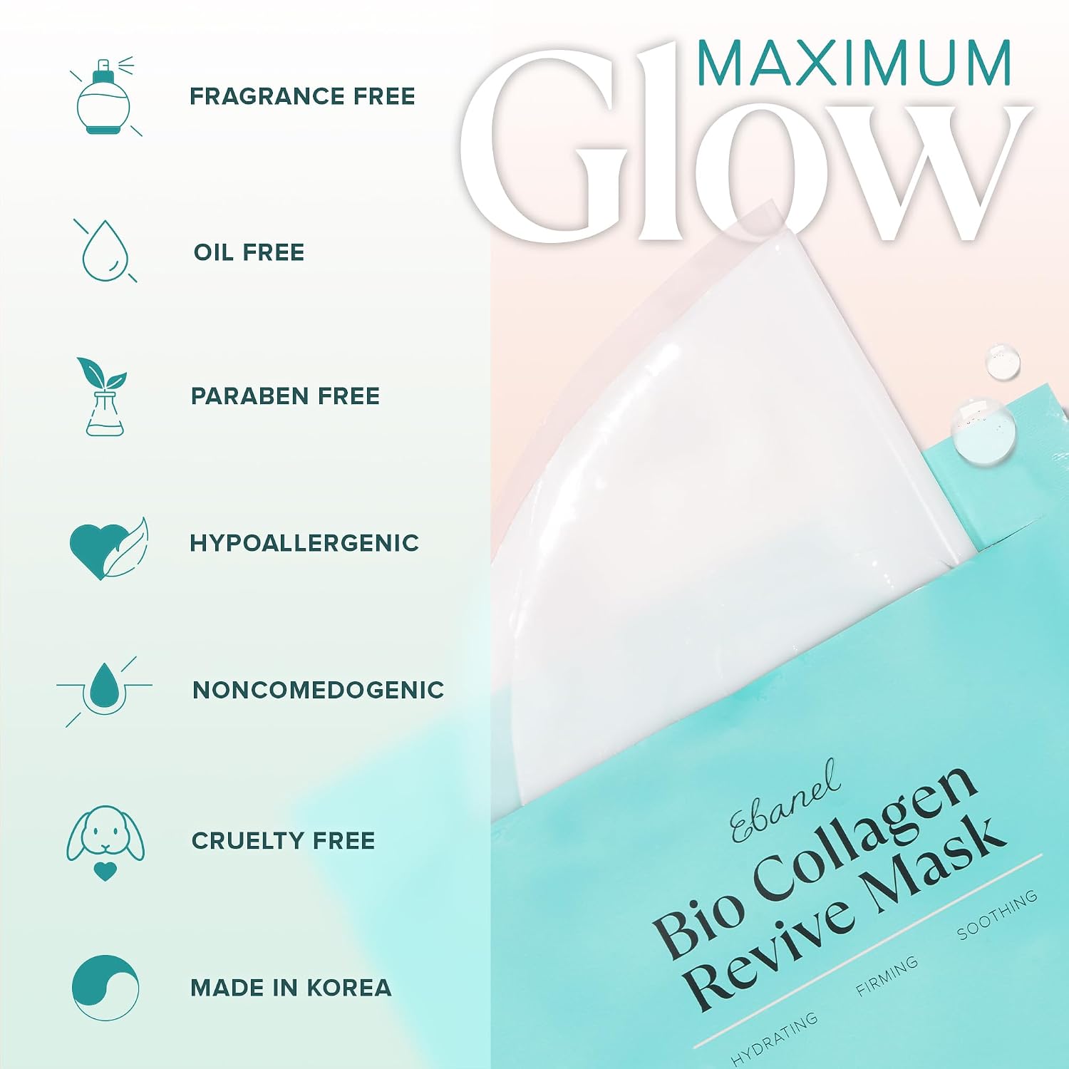 Thumbnail 6 de Ebanel Bio Collagen Face Mask 4-Pack
