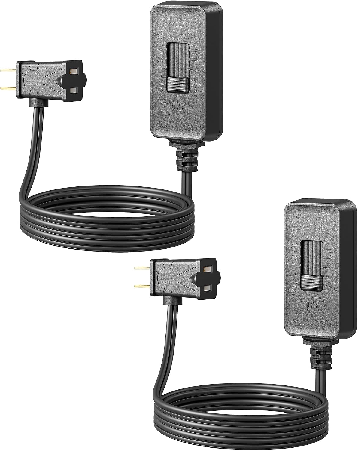 Detalle de DEWENWILS HPID02Y1-01 Plug-In Dimmer Switch, 2-Pack with Full-Range Slider