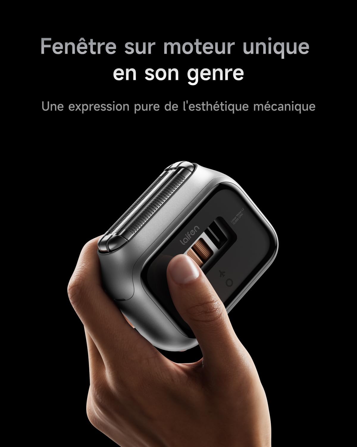 Detalle 2 de Laifen P3 Pro rasoir électrique 100 min ⚙