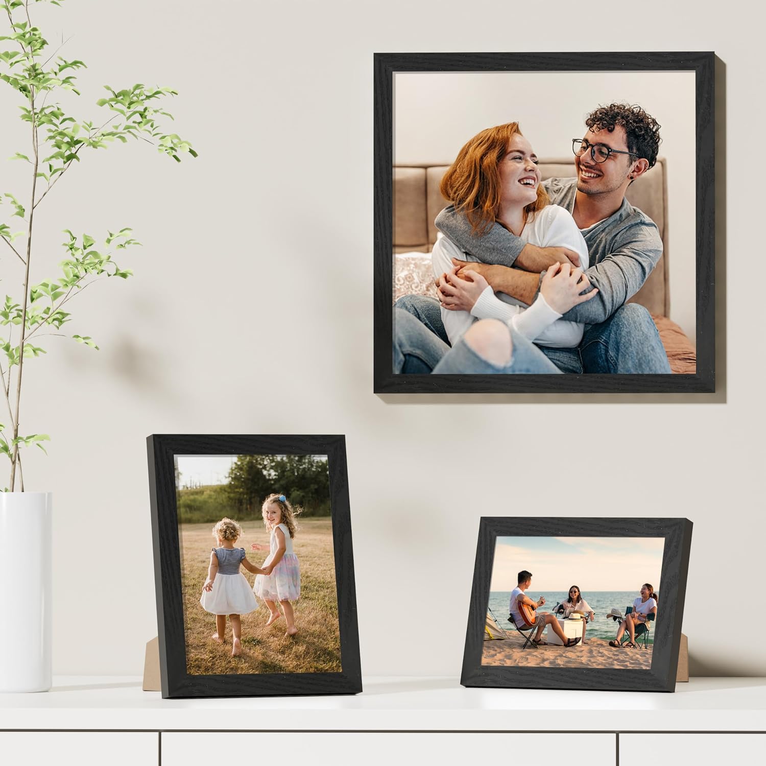Detalle 2 de Vittanly 12x12 Picture Frames Set of 9 🖼