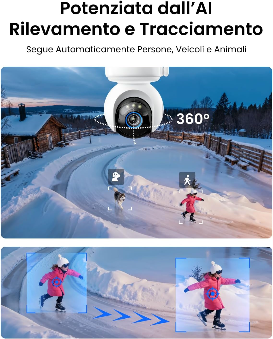 Thumbnail 4 de Reolink 2K 360° PTZ Telecamera 20000mAh