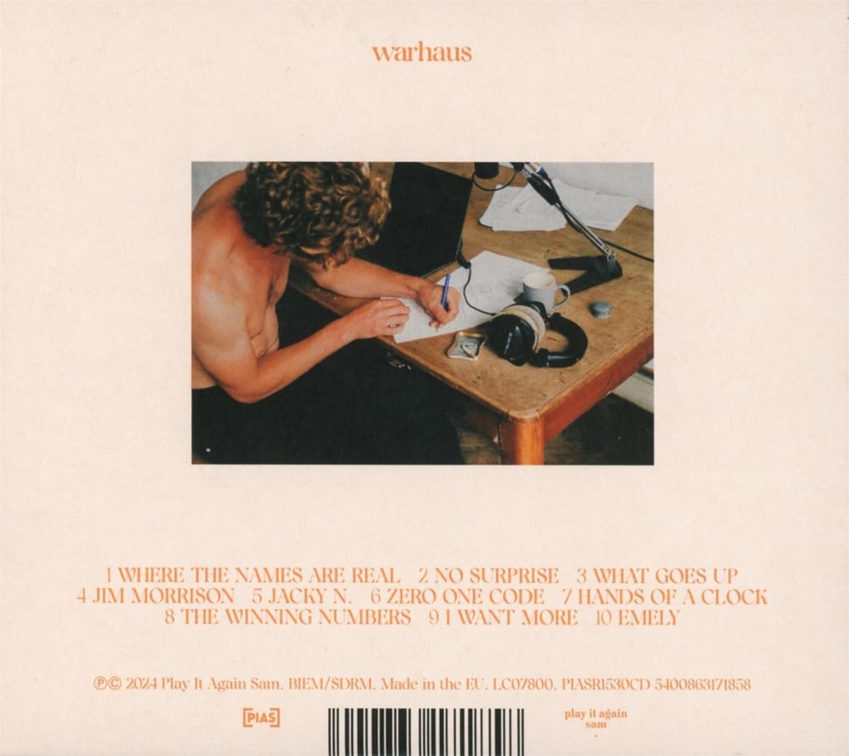 Detalle 2 de Warhaus Karaoke Moon Audio CD with Contrasting Moods and Subtle Wit