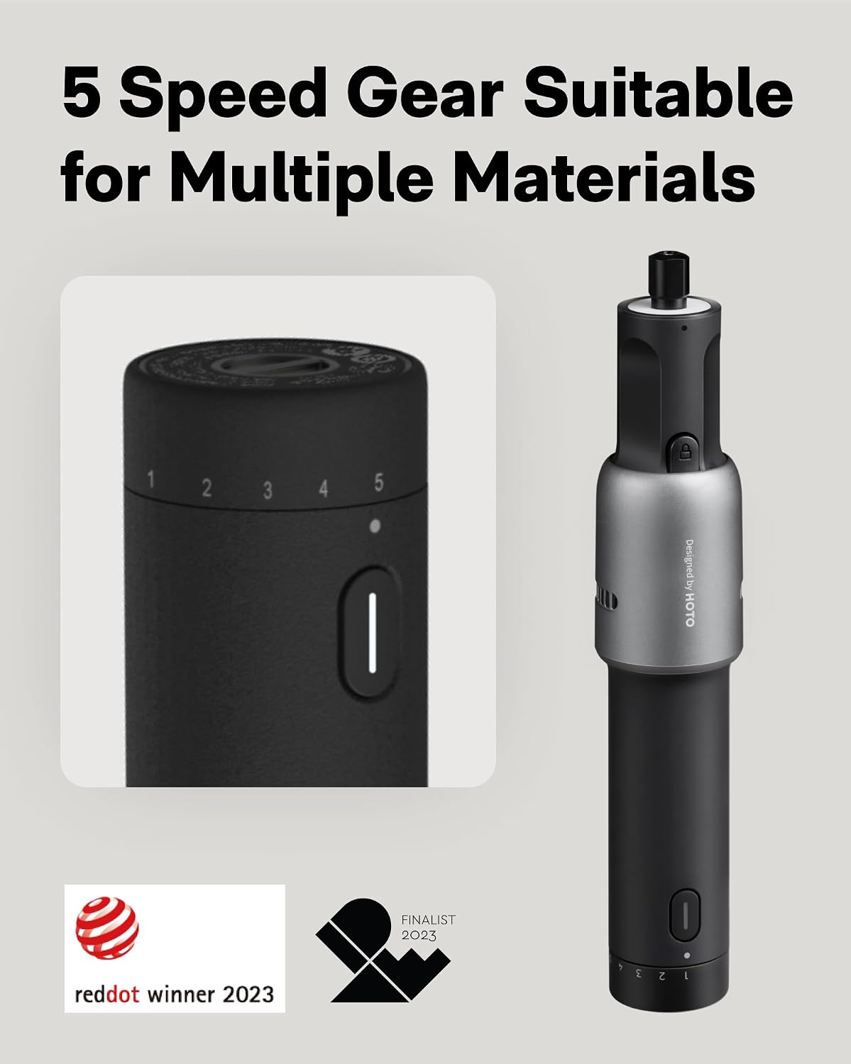 Thumbnail 4 de HOTO 4V Cordless Rotary Tool Kit – 25,000RPM Engraving Pen with 35 Accessories, LED & USB-C