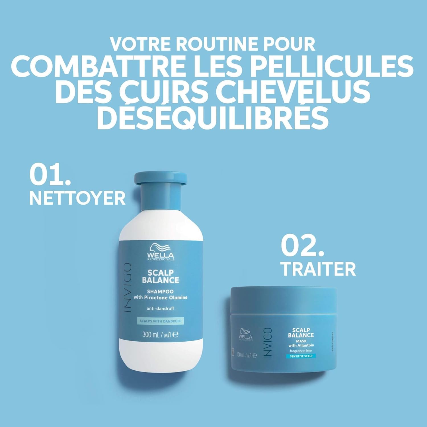 Thumbnail 2 de Wella Professionals INVIGO SCALP BALANCE Sensitive Shampoo – parfümfrei, sanfte Reinigung für empfindliche Kopfhaut