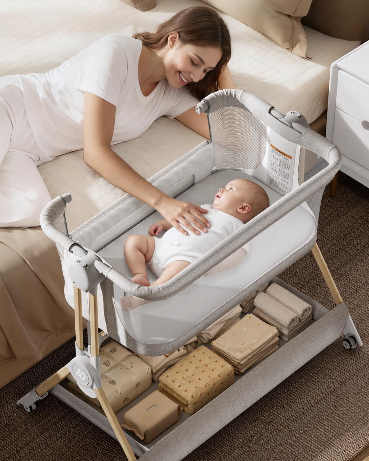 Thumbnail 1 de ANGELBLISS Baby Bassinet 19 lbs