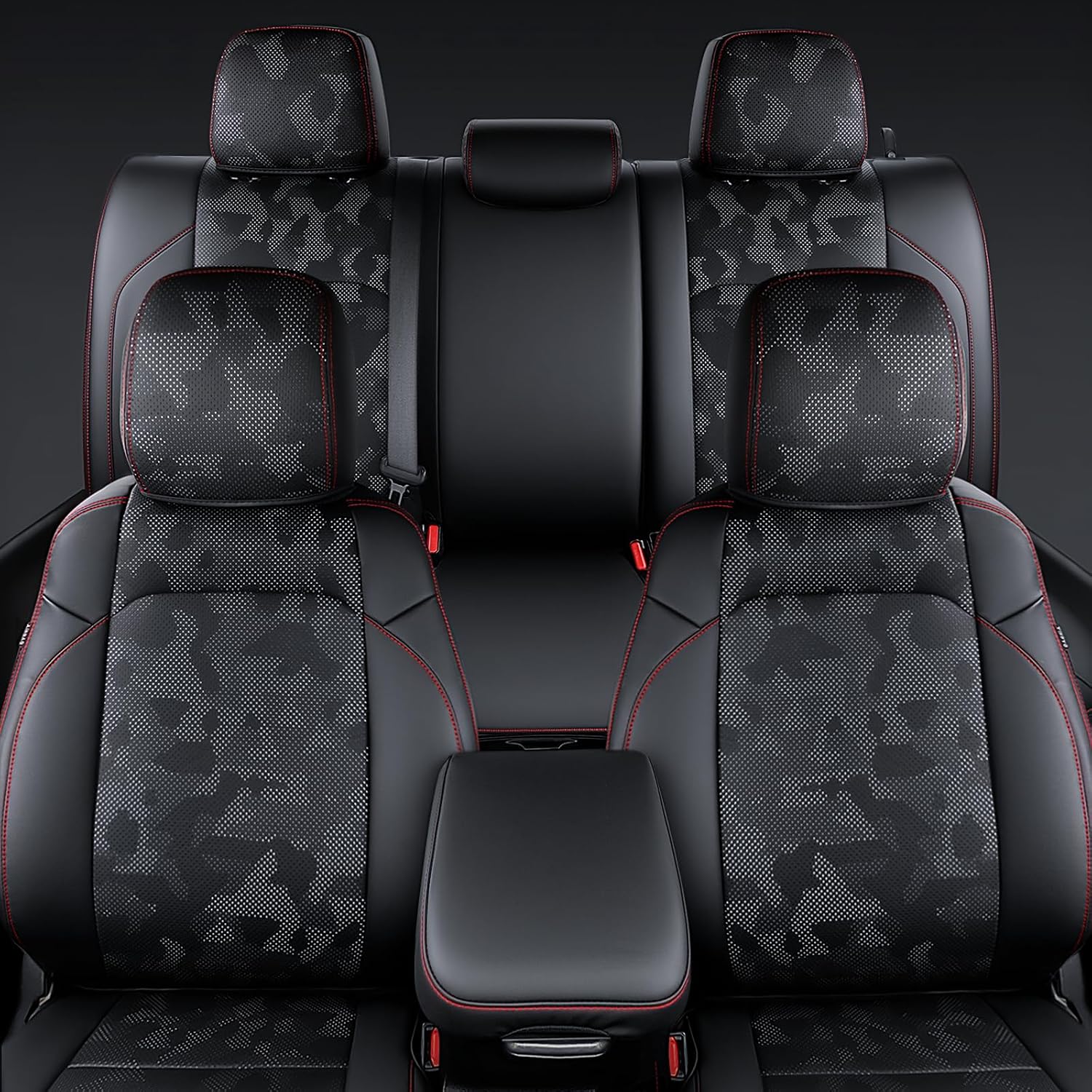 Thumbnail 2 de Carlimeki Custom Fit Leather Seat Covers for Toyota Tacoma Gen 3 (2016–2023) – Double & Crew Cab