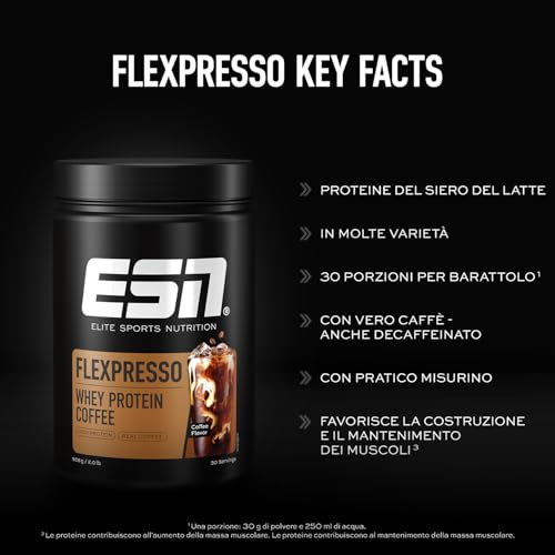 Detalle 1 de ESN Flexpresso Protein Coffee, Caffè – 908 g