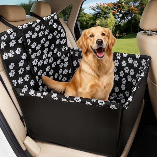 Asiento Coche para Perro Wimypet 68x57x33 cm – Impermeable y con Cinturón de Seguridad