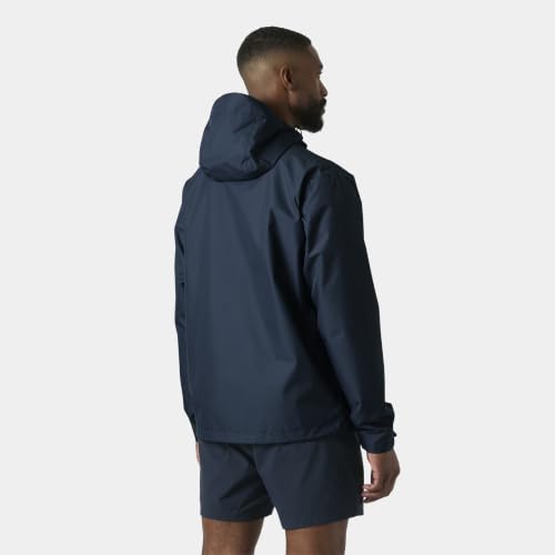 Detalle de Helly Hansen Seven J Chaqueta impermeable para hombre XL en azul marino