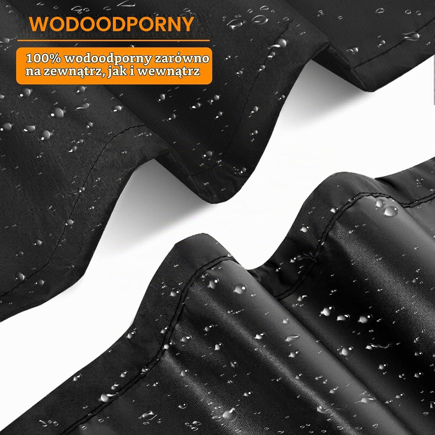 Detalle 2 de Raweao 278 – wodoodporny pokrowiec na grill gazowy, Oxford 500D, 72 × 56 × 90 cm