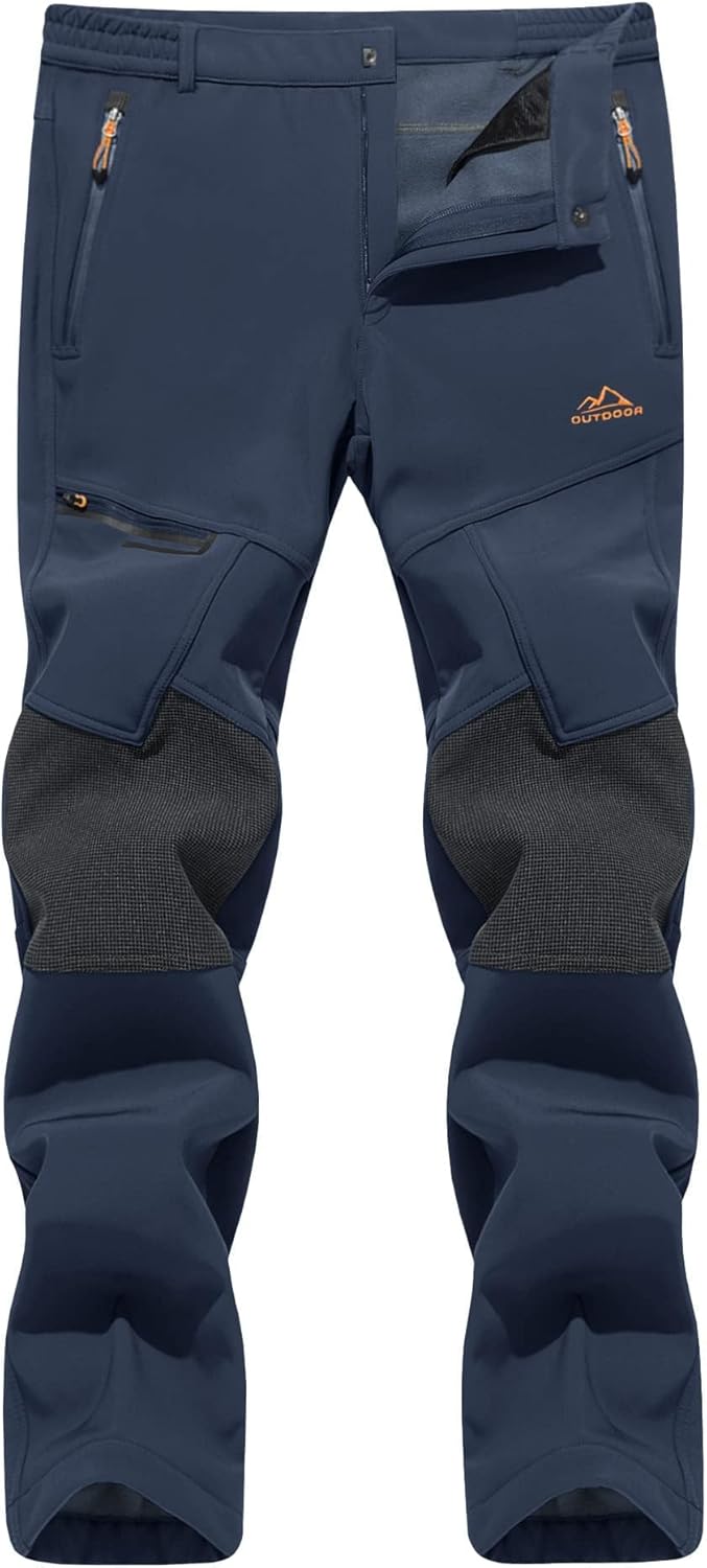 Thumbnail 6 de TACVASEN Men’s Waterproof Trousers (Zip Pockets, No Belt) for Hiking, Work & Outdoor Use