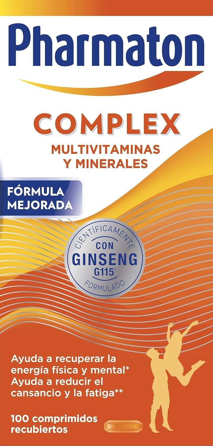 Detalle de Pharmaton Complex Multivitamínico con Ginseng G115 100 comprimidos