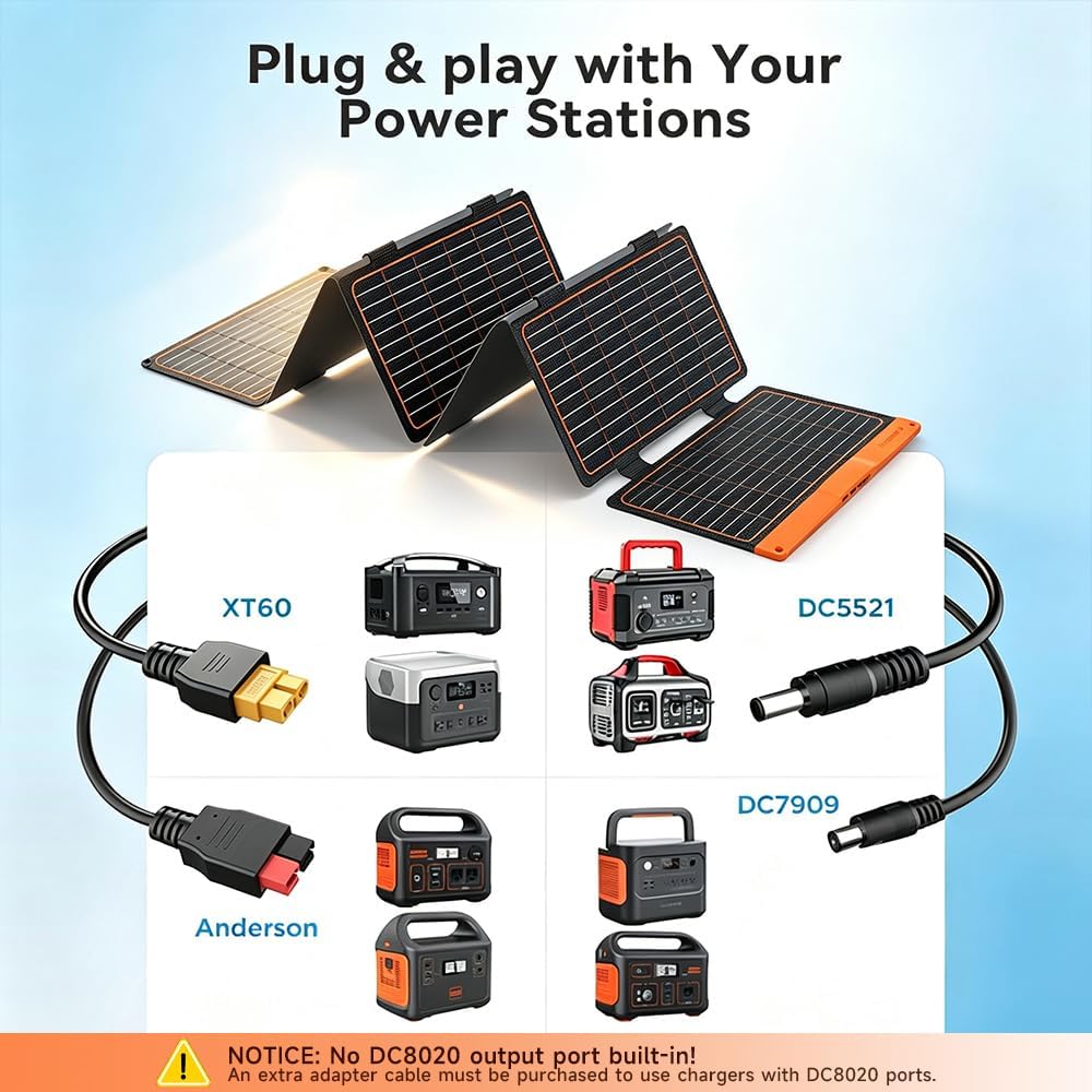 Thumbnail 5 de FlexSolar 60W Portable Solar Panel Charger