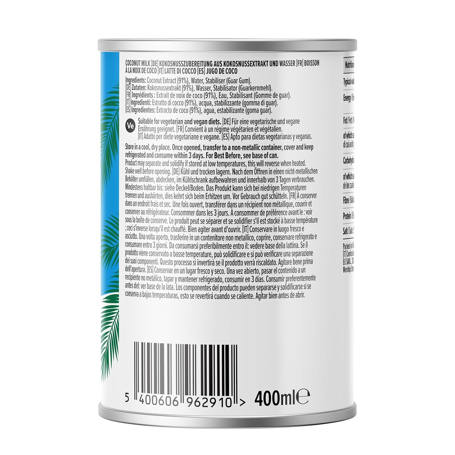 Thumbnail 2 de By Amazon Kokosmilch, 400 ml – Früher Our Essentials