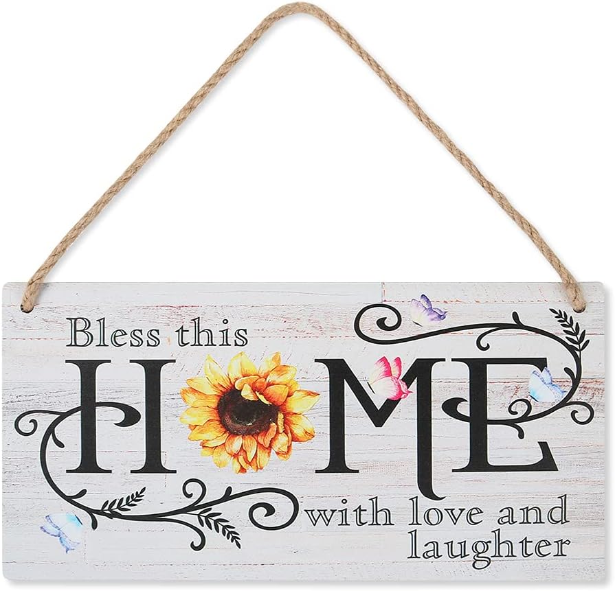 Thumbnail 5 de CHDITB Welcome Please Remove Your Shoes Wood Sign Plaque – Rustic Door Sign for Home Entry