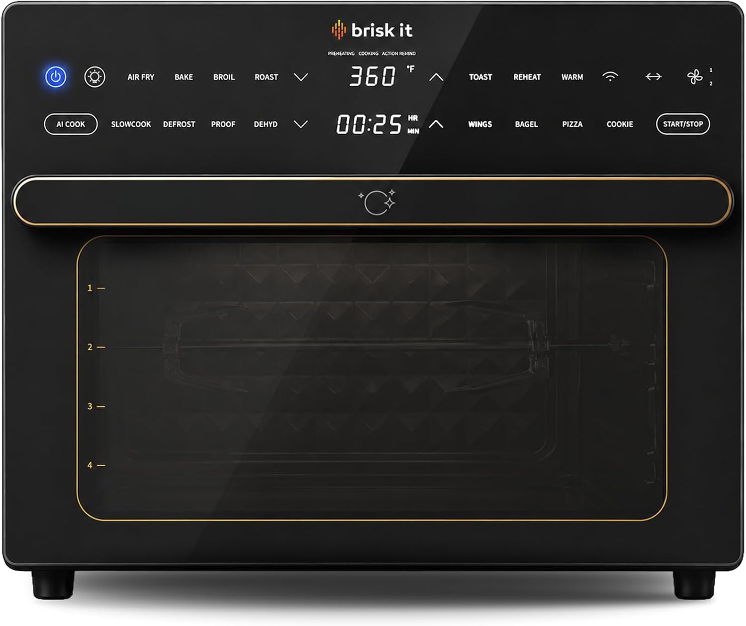 Detalle de Brisk It Air Fryer Toaster Oven 32 QT