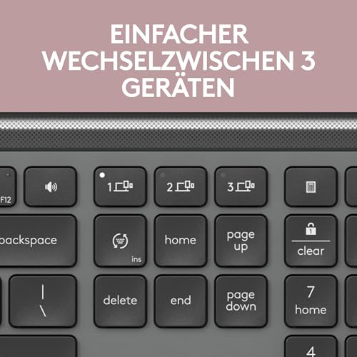 Thumbnail 7 de Logitech MK950 Signature Slim: Kabelloses Tastatur‑Maus-Set für Privat- und Arbeitsalltag