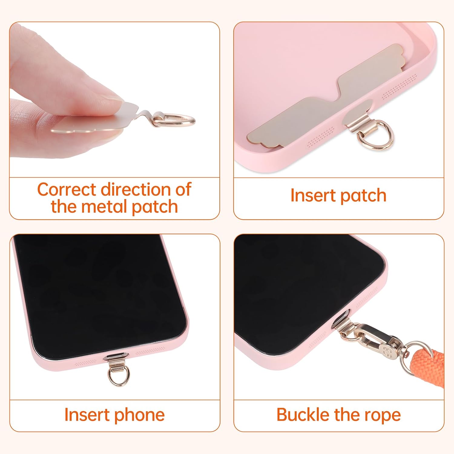 Thumbnail 5 de GOODAYY Phone Lanyard Crossbody: Adjustable 9mm strap with 1 metal and 1 nylon patch