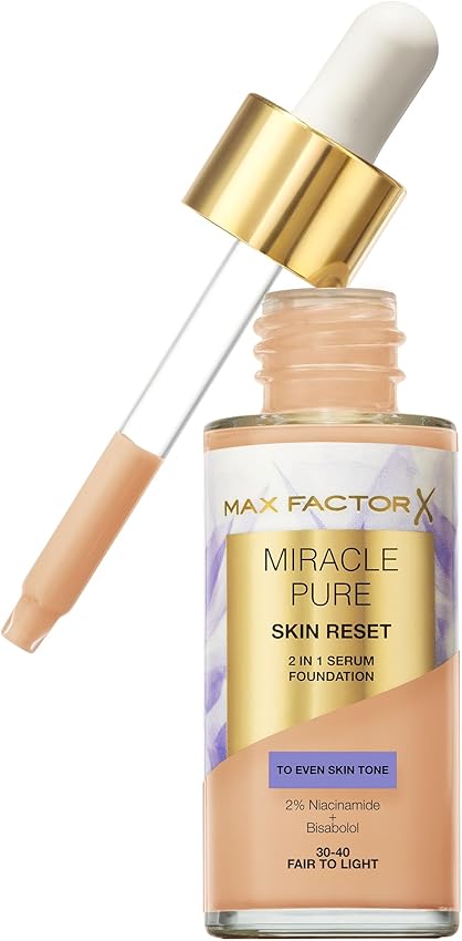 Detalle de MAX FACTOR Miracle Pure Sérum con Color 30-40 Fair to Light 💧