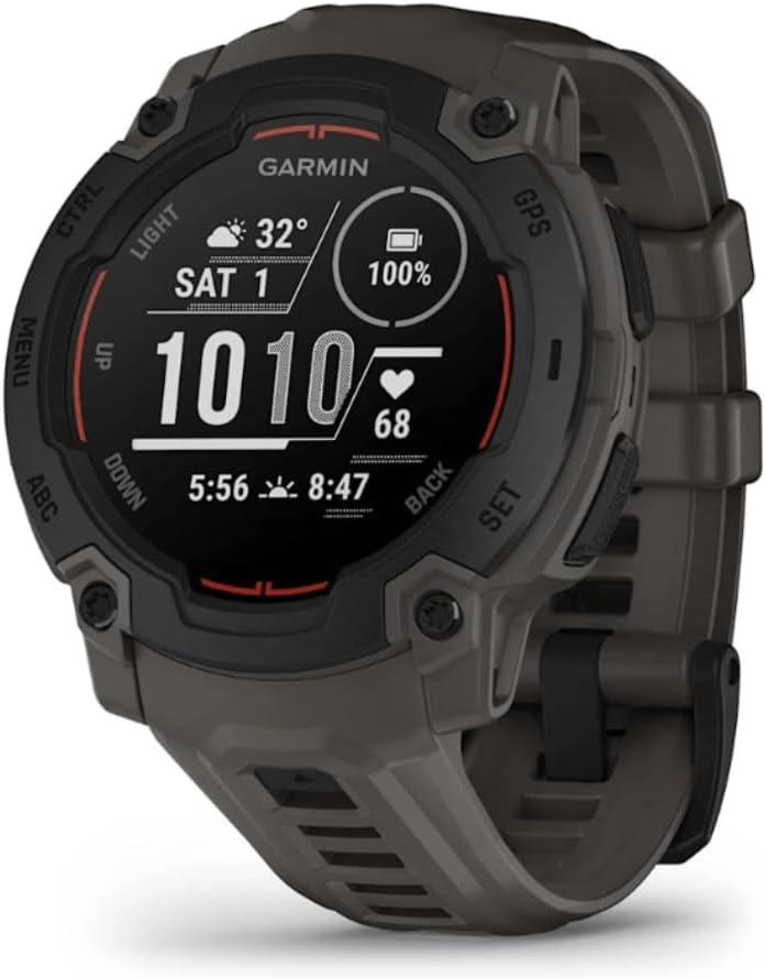 Thumbnail 3 de Garmin Instinct E 45 mm rugged GPS smartwatch (Black Bezel, Charcoal band)