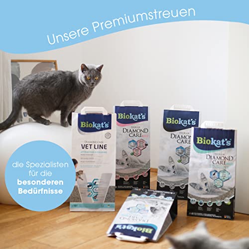 Thumbnail 6 de Biokat's Diamond Care Classic Feinstreu ohne Duft: Feine Klumpstreu mit Aktivkohle und Aloe Vera, 10 L