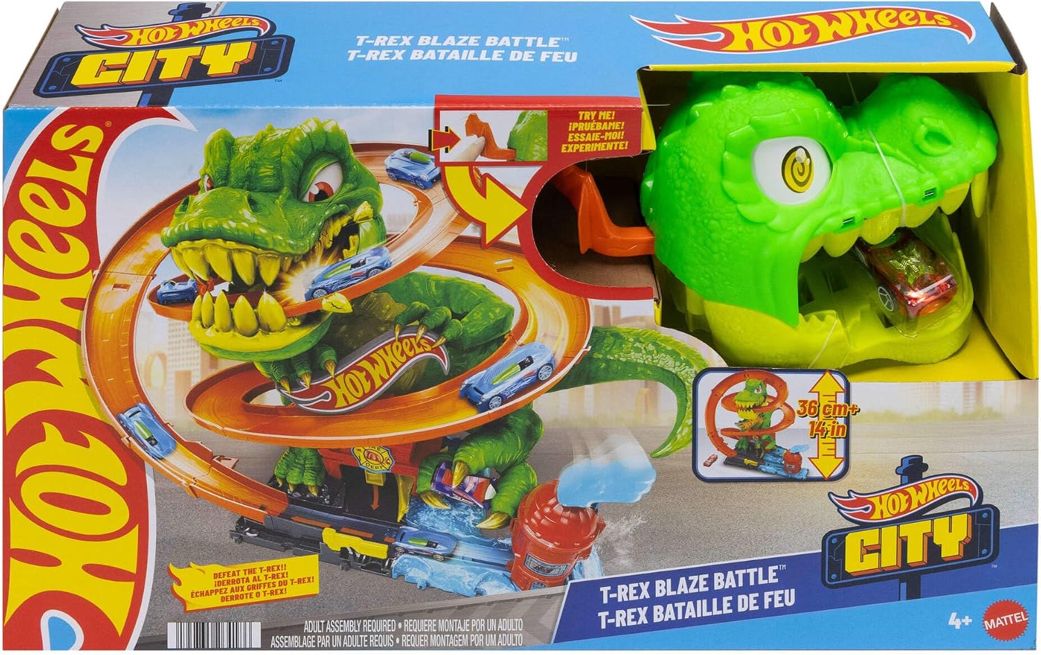 Thumbnail 6 de Hot Wheels T-Rex Batalla en llamas Conjunto