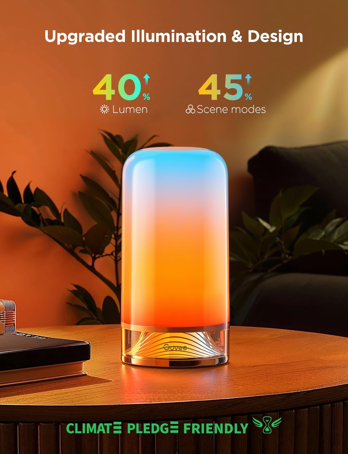Detalle 2 de Govee RGBIC Smart Table Lamp 2 โ RGBIC touch lamp ๐