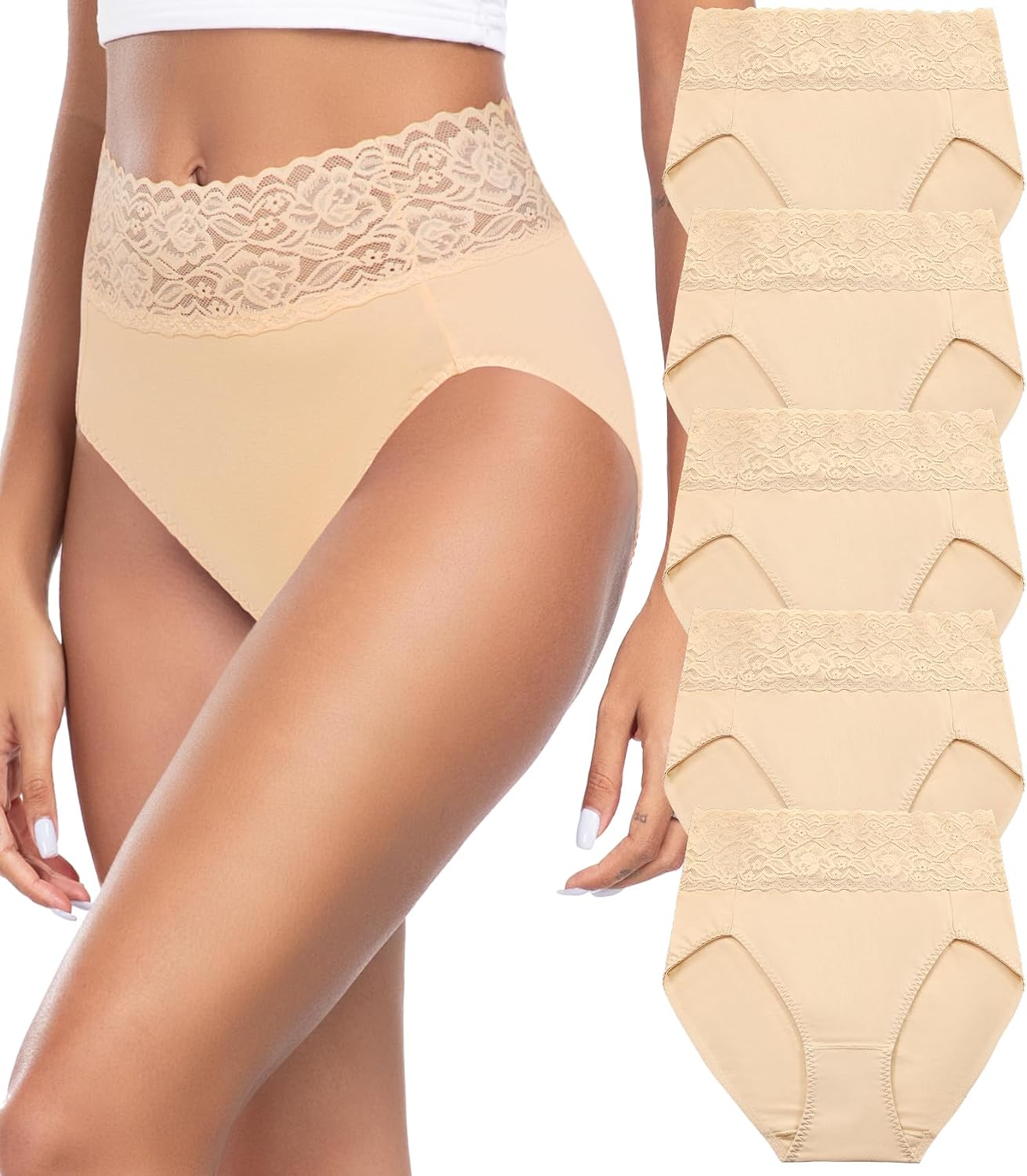 Detalle de Wealurre Unterhosen Damen 5er Pack 🩲