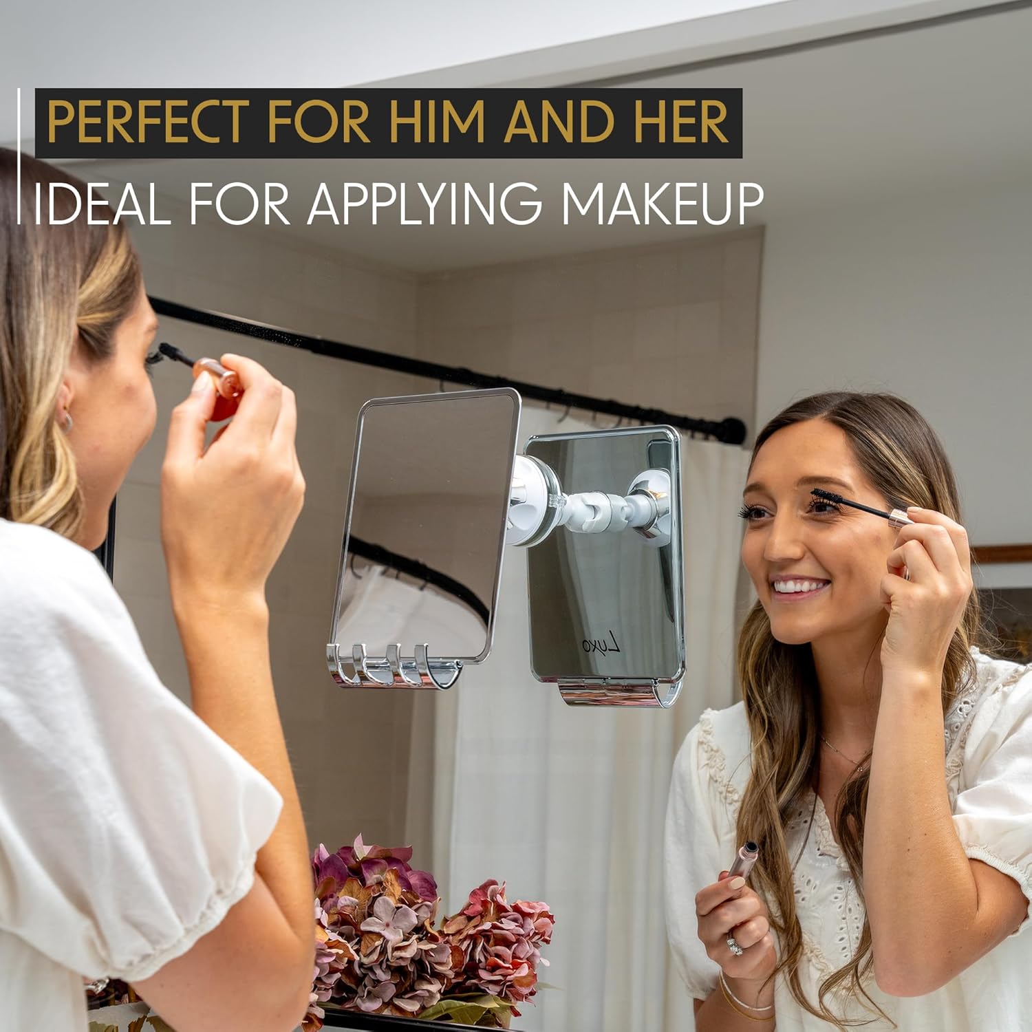 Detalle de Luxo Shower Mirror fogless shaving mirror
