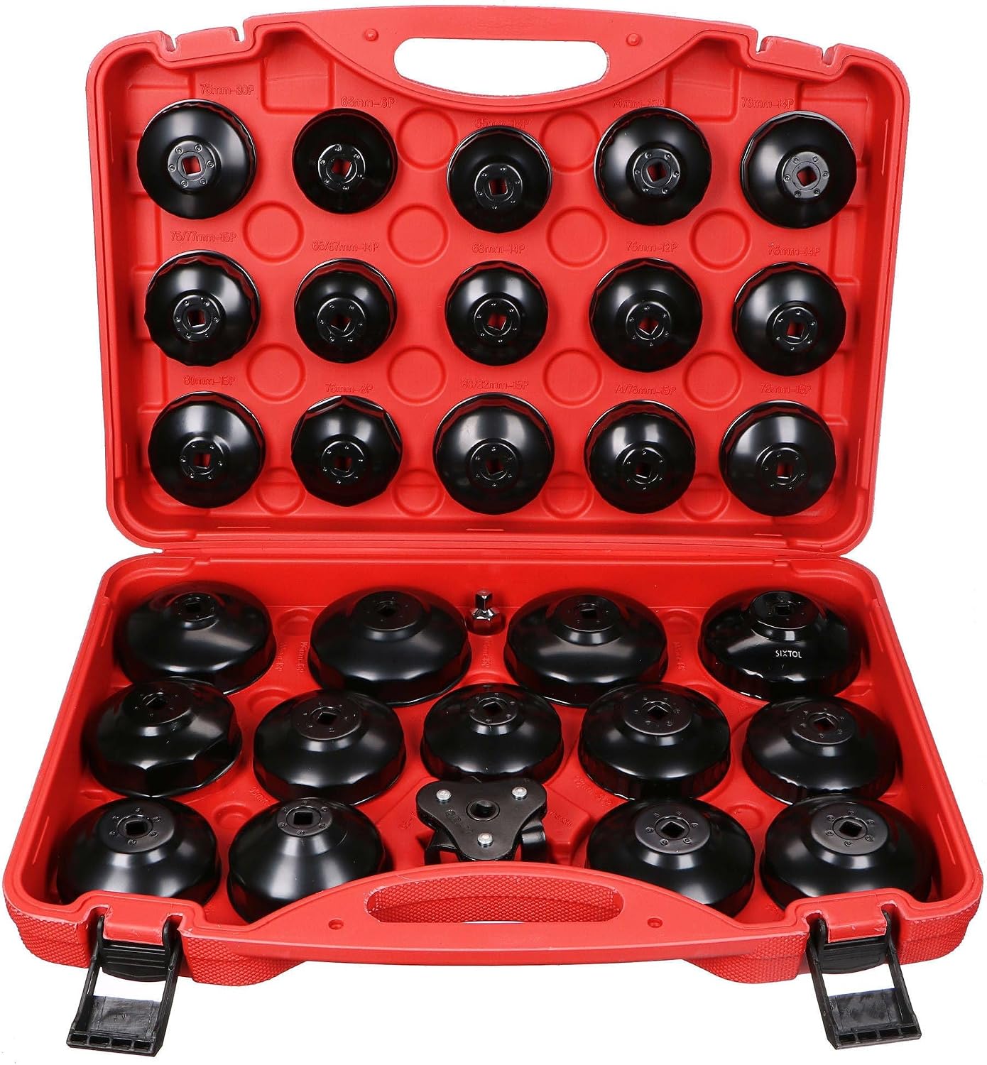 Detalle 1 de SIXTOL MECHANIC OIL WRENCH 23 – zestaw kluczy do filtrów oleju, 1/2