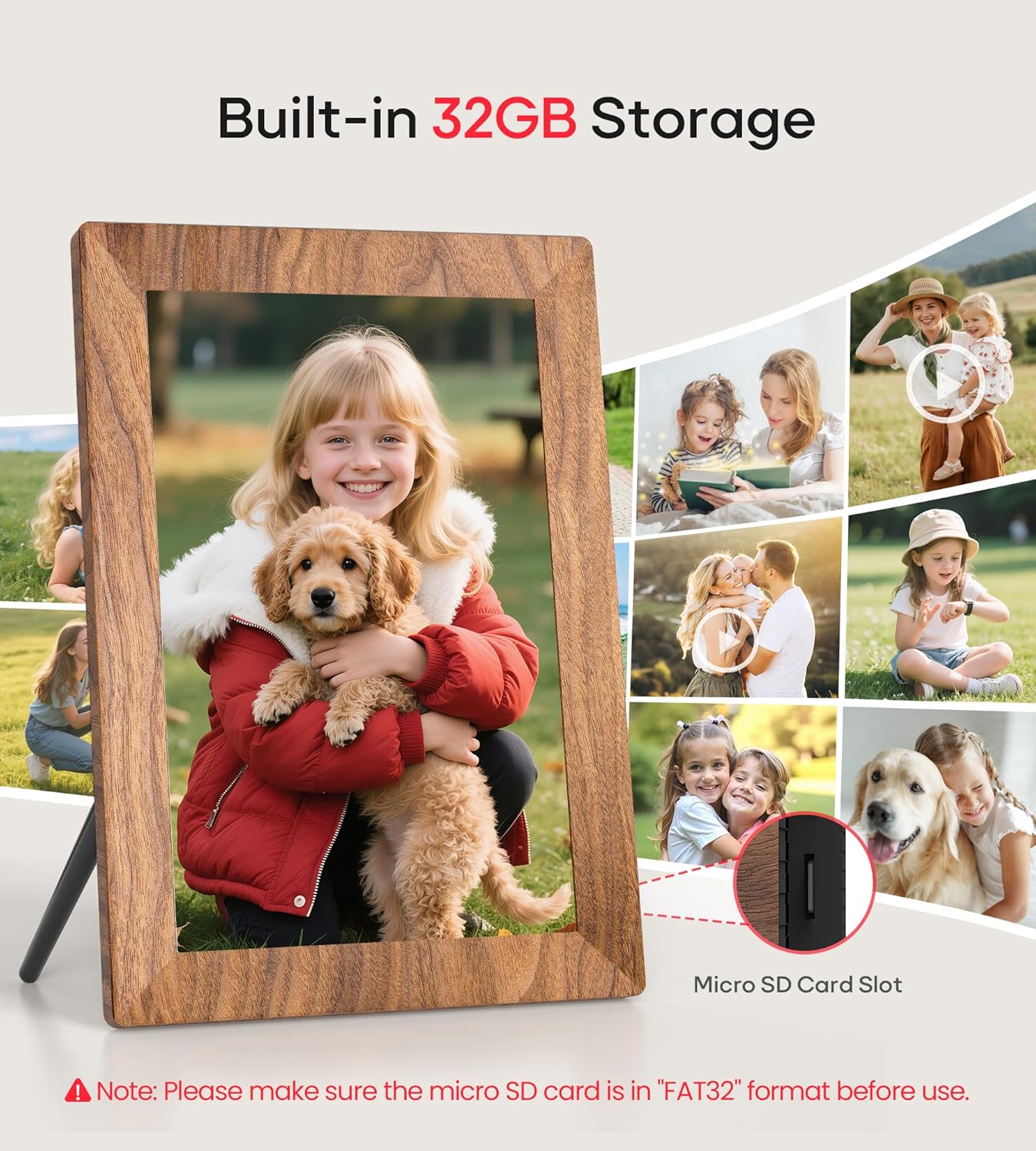 Thumbnail 2 de Frameo 10.1" Digital Picture Frame 32GB