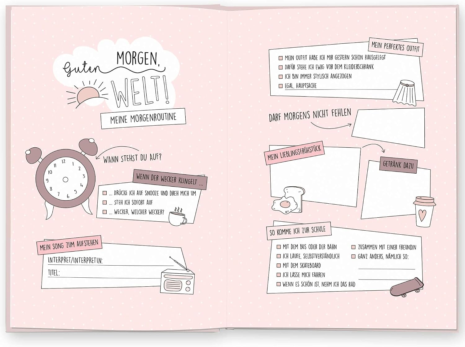 Thumbnail 2 de Cupcakes & Kisses Mädchenbuch 140 Seiten kreativ