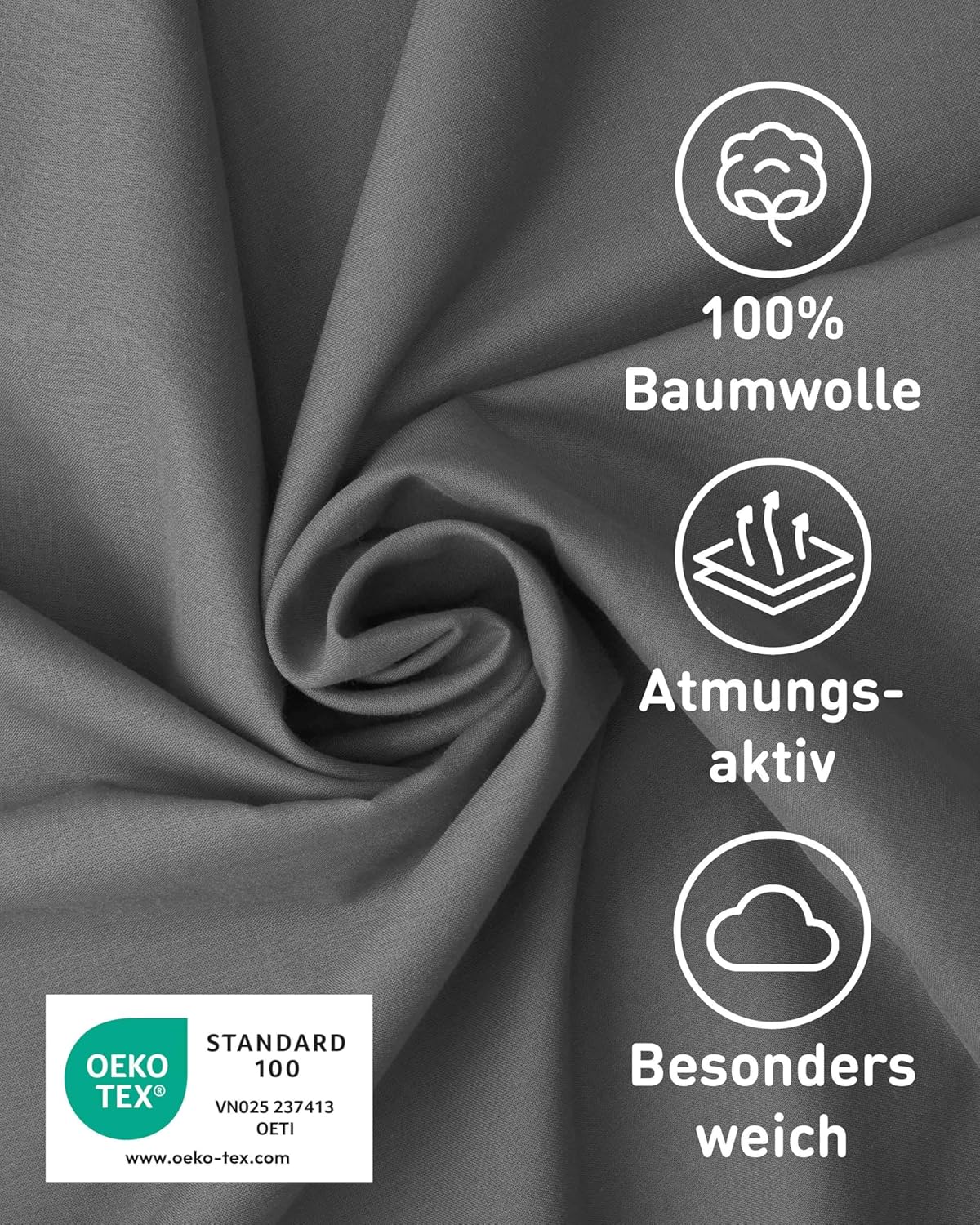 Thumbnail 5 de Fit-Flip Hüttenschlafsack aus Baumwolle oder Mikrofaser – ultraleichter Innenschlafsack mit Kissenfach