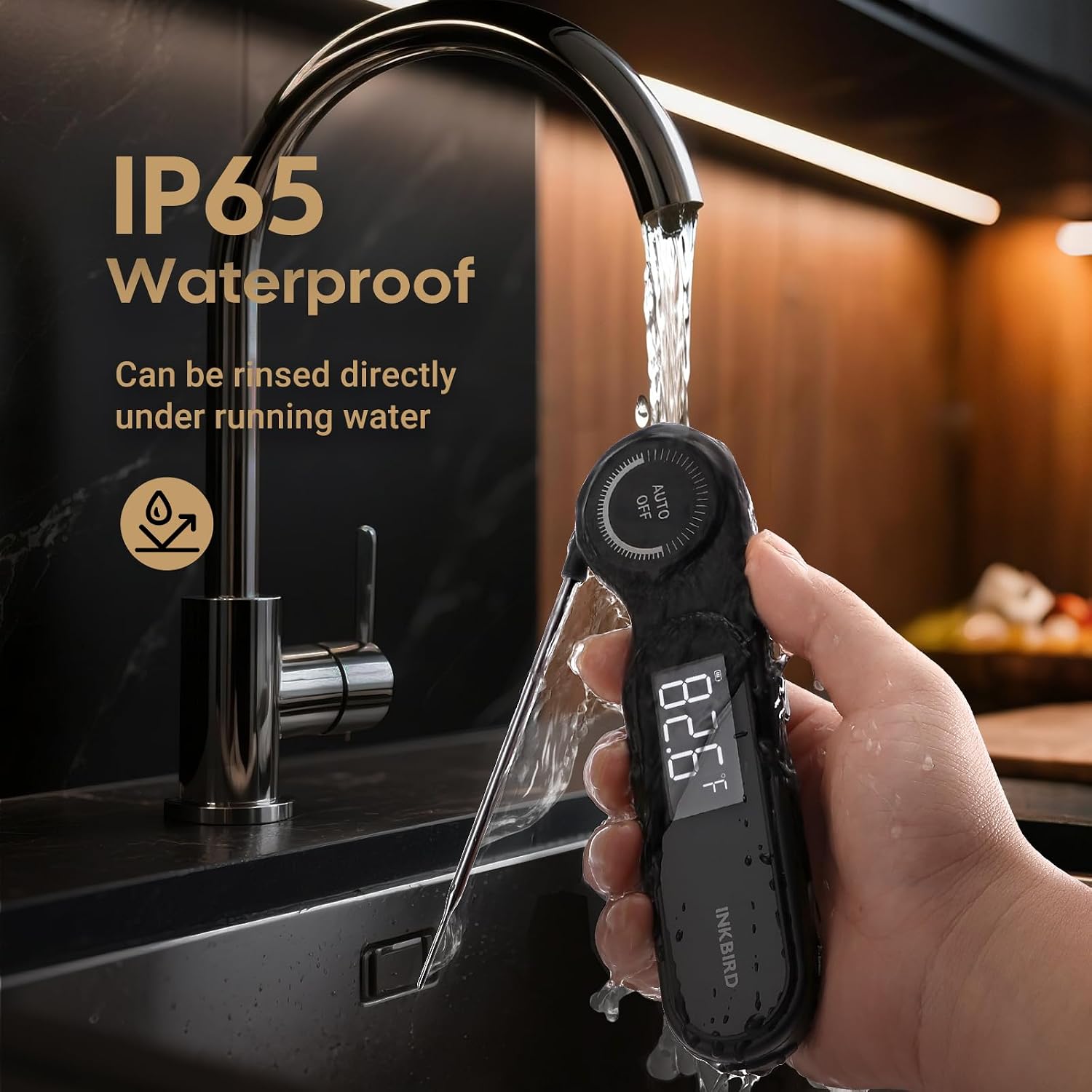 Detalle 1 de Inkbird Rechargeable Instant-Read Meat Thermometer, 0.5-Second Readings