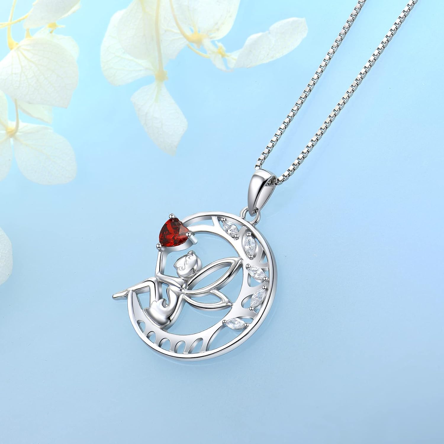 Detalle 2 de FJ Guardian Angel Tree 45 cm pendant