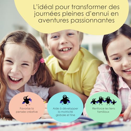 Detalle de Rabano Art Jeu de mimes pour enfants – Jeu éducatif et cadeau pour filles et garçons