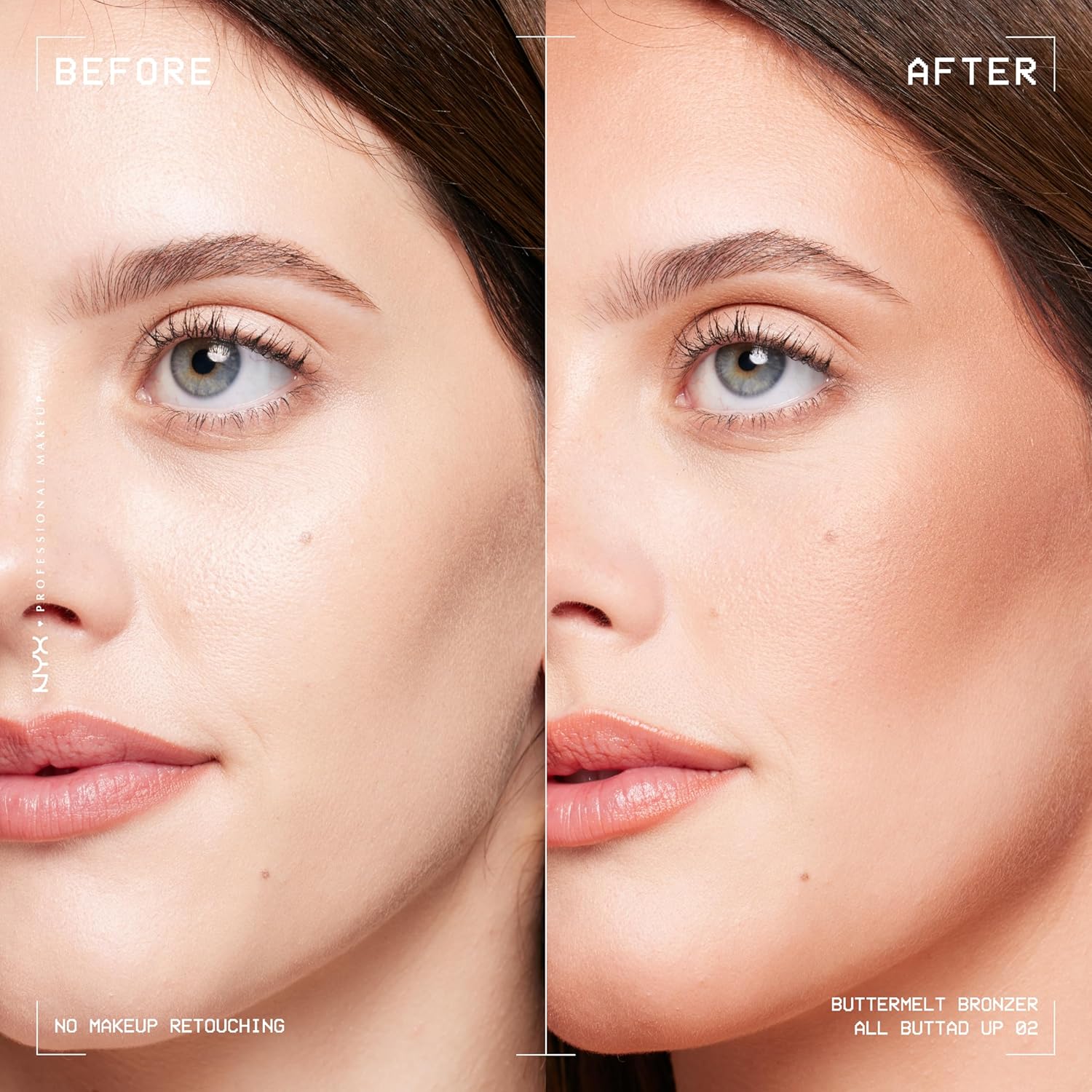 Detalle de NYX Bronzer Butta Me Up 5 g – Look abbronzato e luminoso, fino a 12h