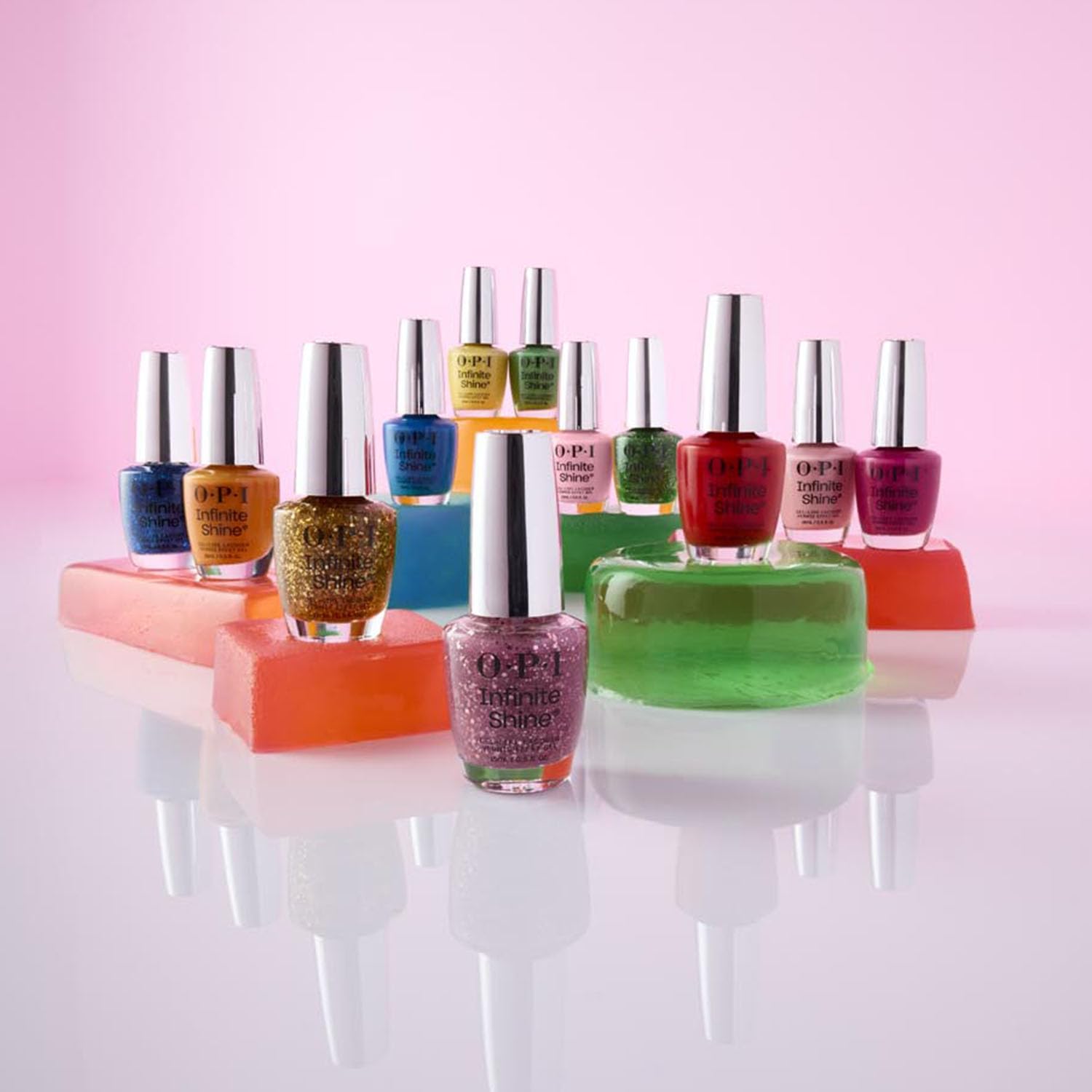 Thumbnail 4 de OPI Infinite Shine Make ’Em Jelly “Drop It Like It’s Hawt” smalto rosso jelly effetto gel, lunga durata (15 ml)