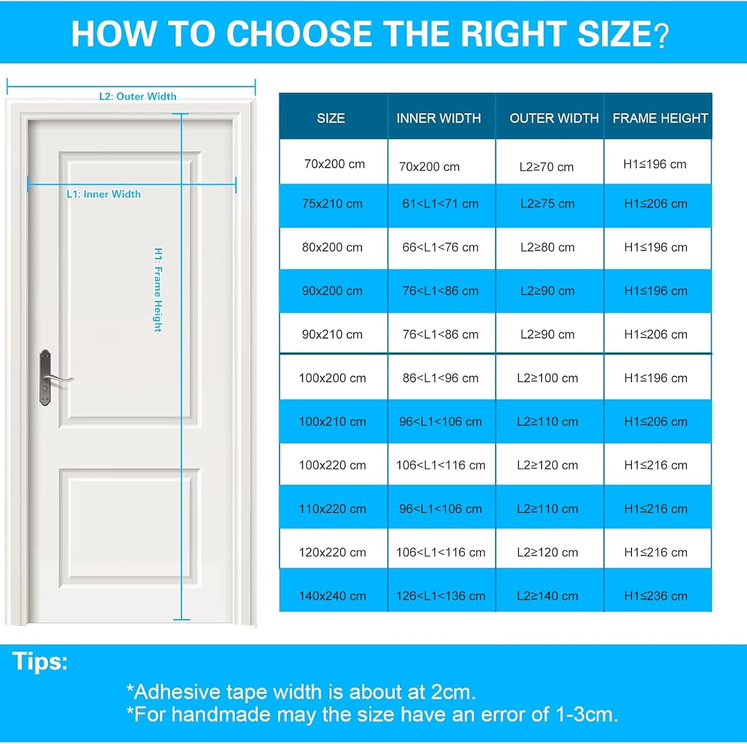 Thumbnail 4 de Fillis Magnetic Fly Screen Door Curtains 90x210cm – Mosquito Proof Fibreglass Mesh with Full Frame & Hook