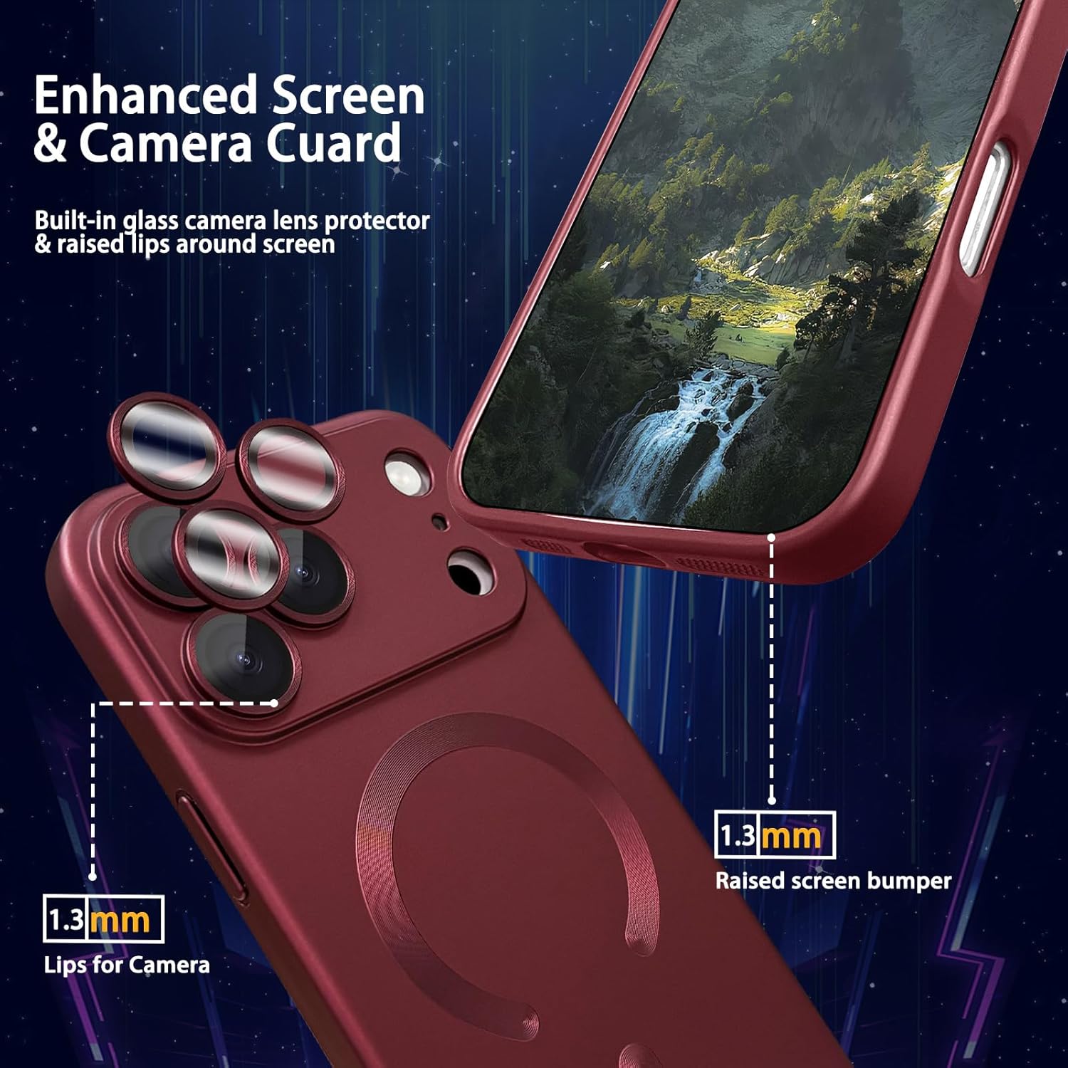 Thumbnail 2 de ankofave Magnetic iPhone 17 Pro Max Case 6.9"