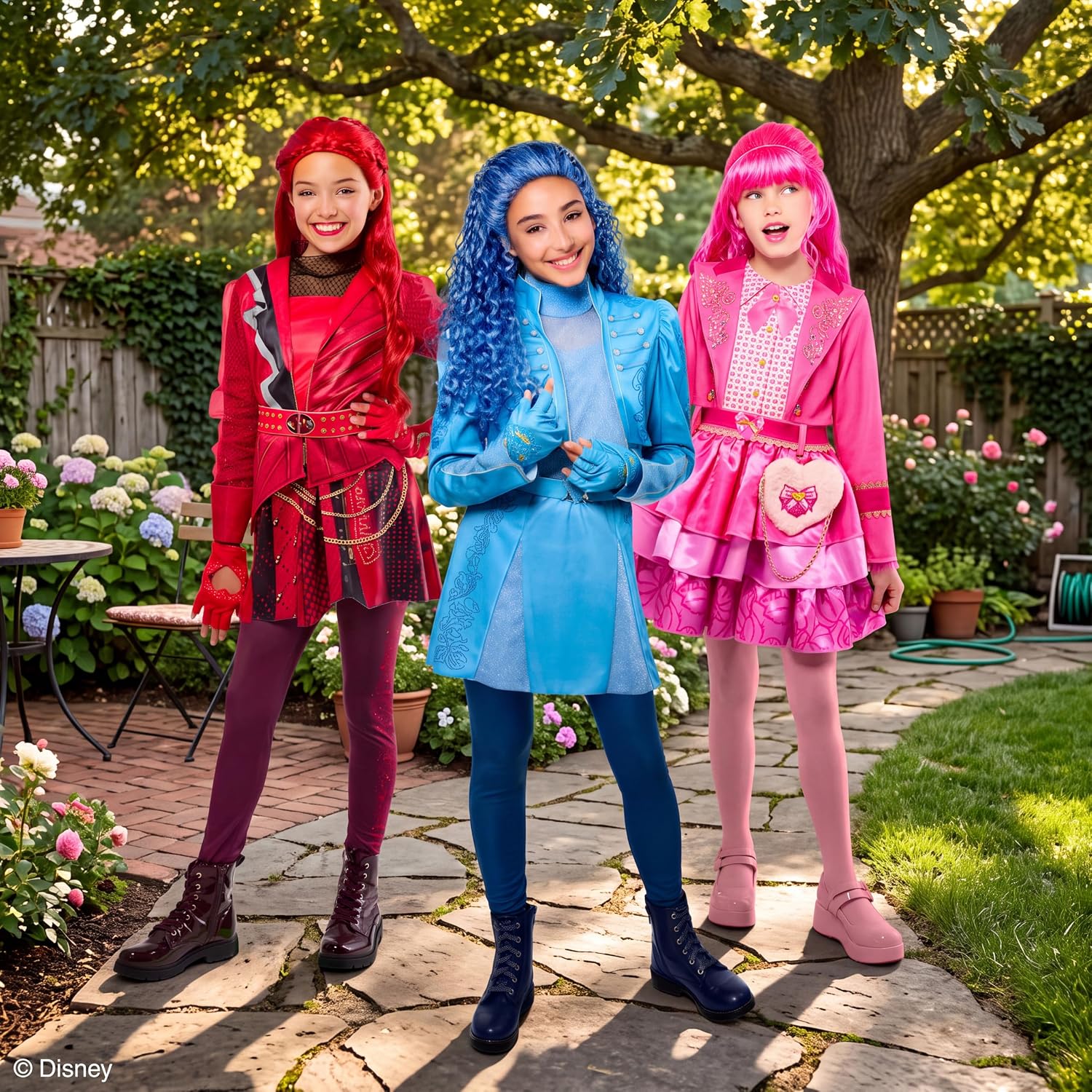 Thumbnail 6 de Party City Disney Descendants Wicked Wonderland Red Costume Dress for Kids