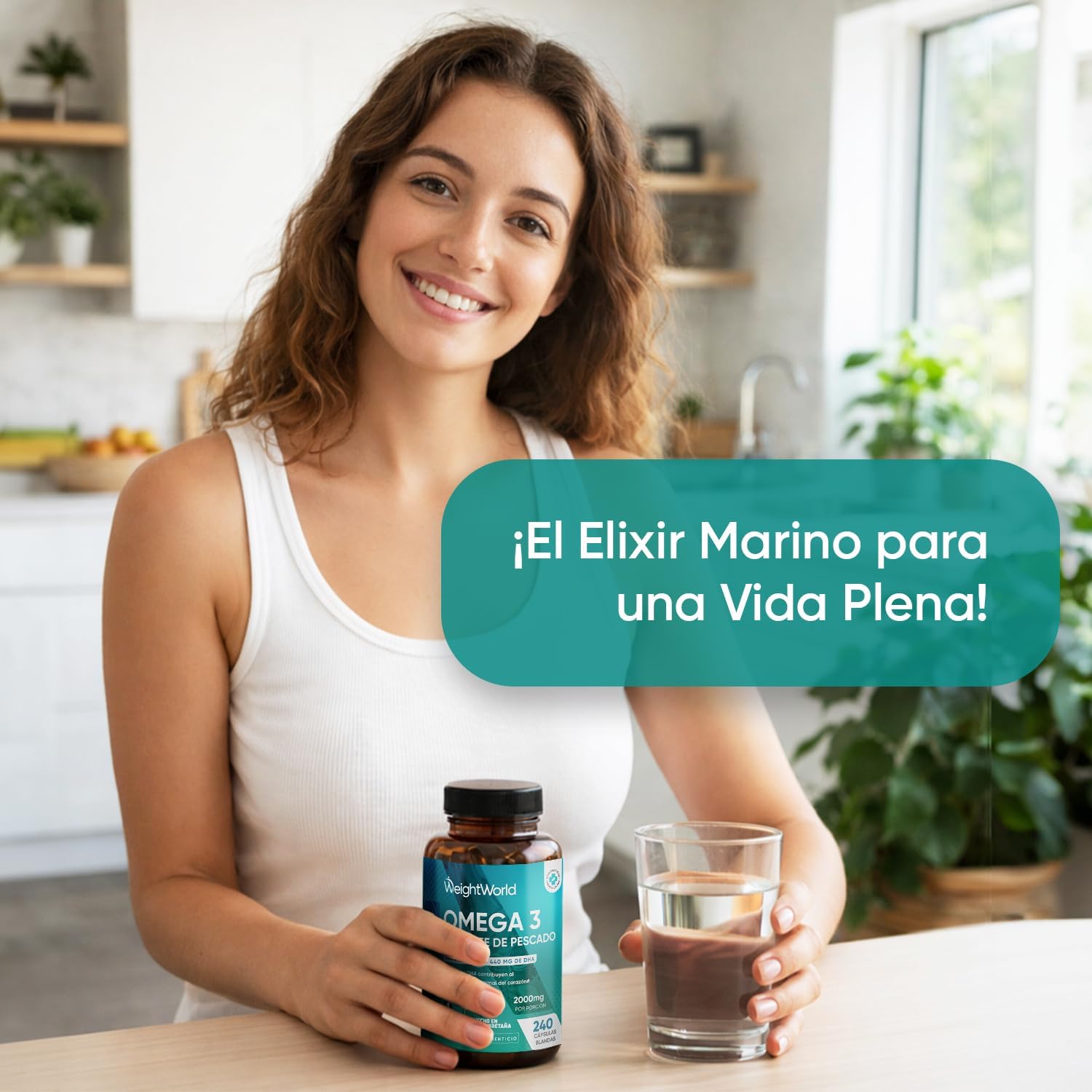 Thumbnail 2 de Omega 3 2000mg - 240 Perlas de Aceite de Pescado 🐟