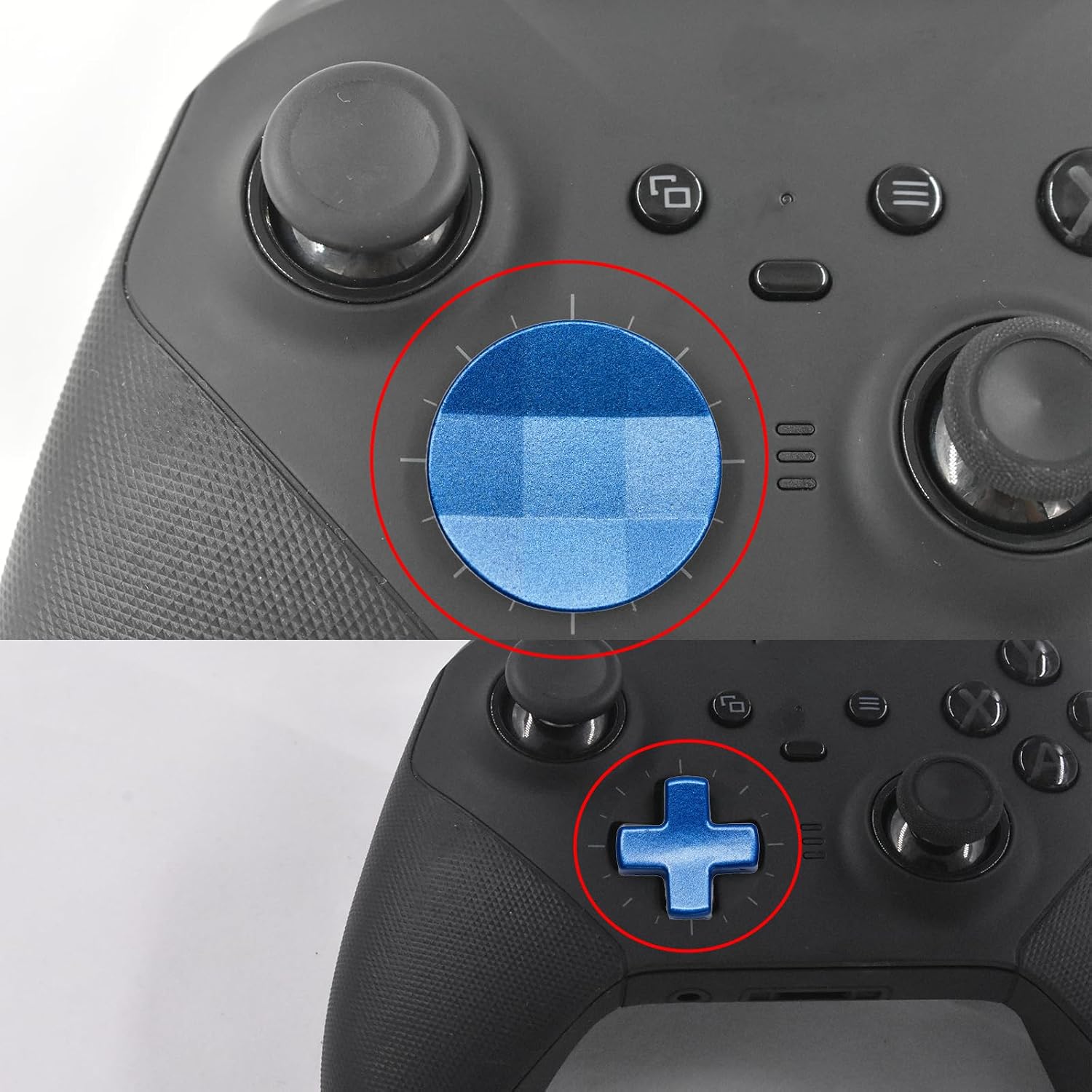 Thumbnail 2 de Dakexiong DK_Xbox_DPad_2in1_Lan Stainless Steel D-Pad Replacements, Blue
