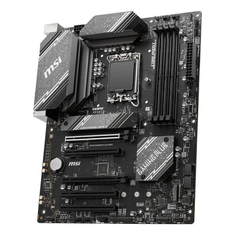 Detalle 2 de MSI B760 GAMING PLUS WIFI: placa base ATX LGA 1700 con DDR5, WiFi 6E y 2.5 GbE