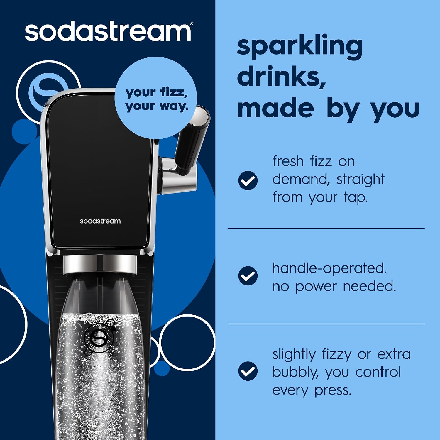 Detalle de SodaStream sparkling water maker ART