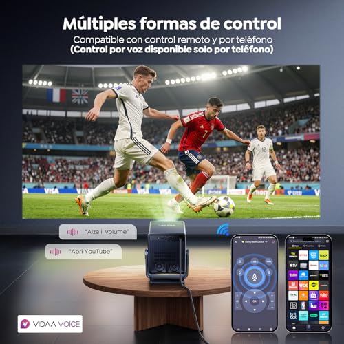 Thumbnail 6 de TOPTRO Proyector 4K A2 con VIDAA: cine en casa y exterior con sonido Dolby y control por voz