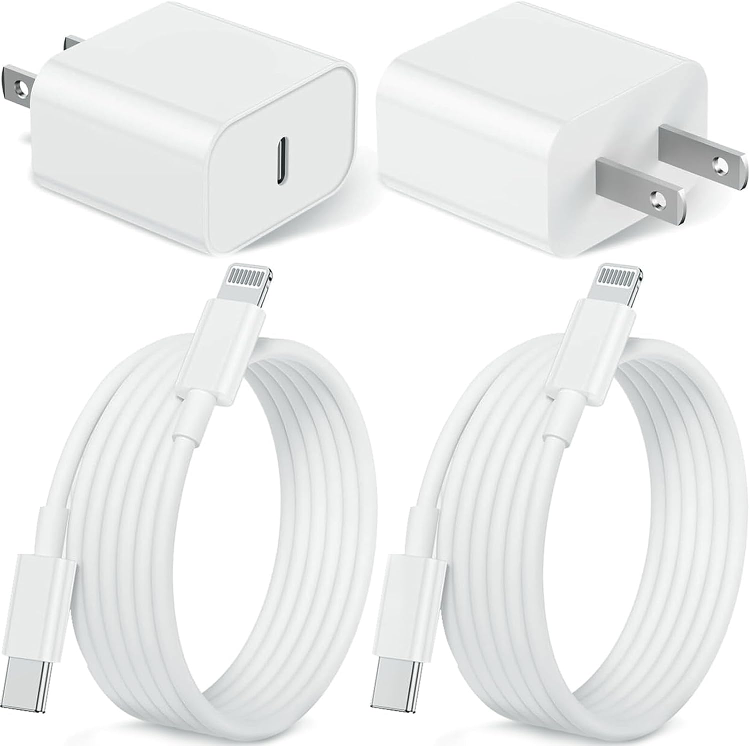 Detalle de Susnwere RLC-381 USB-C PD Wall Charger Set with Lightning Cable