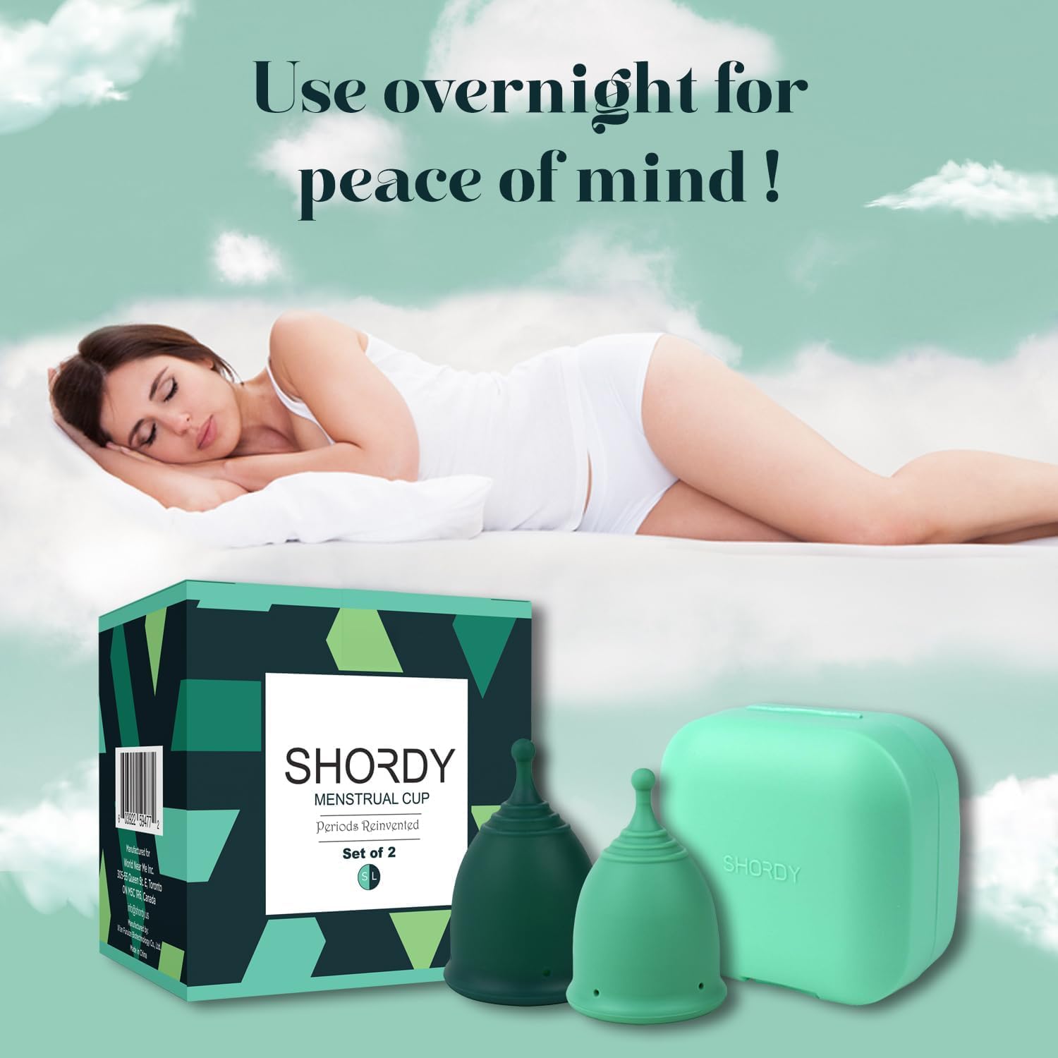 Thumbnail 3 de Shordy Menstrual Cups Pack of 2 🚺