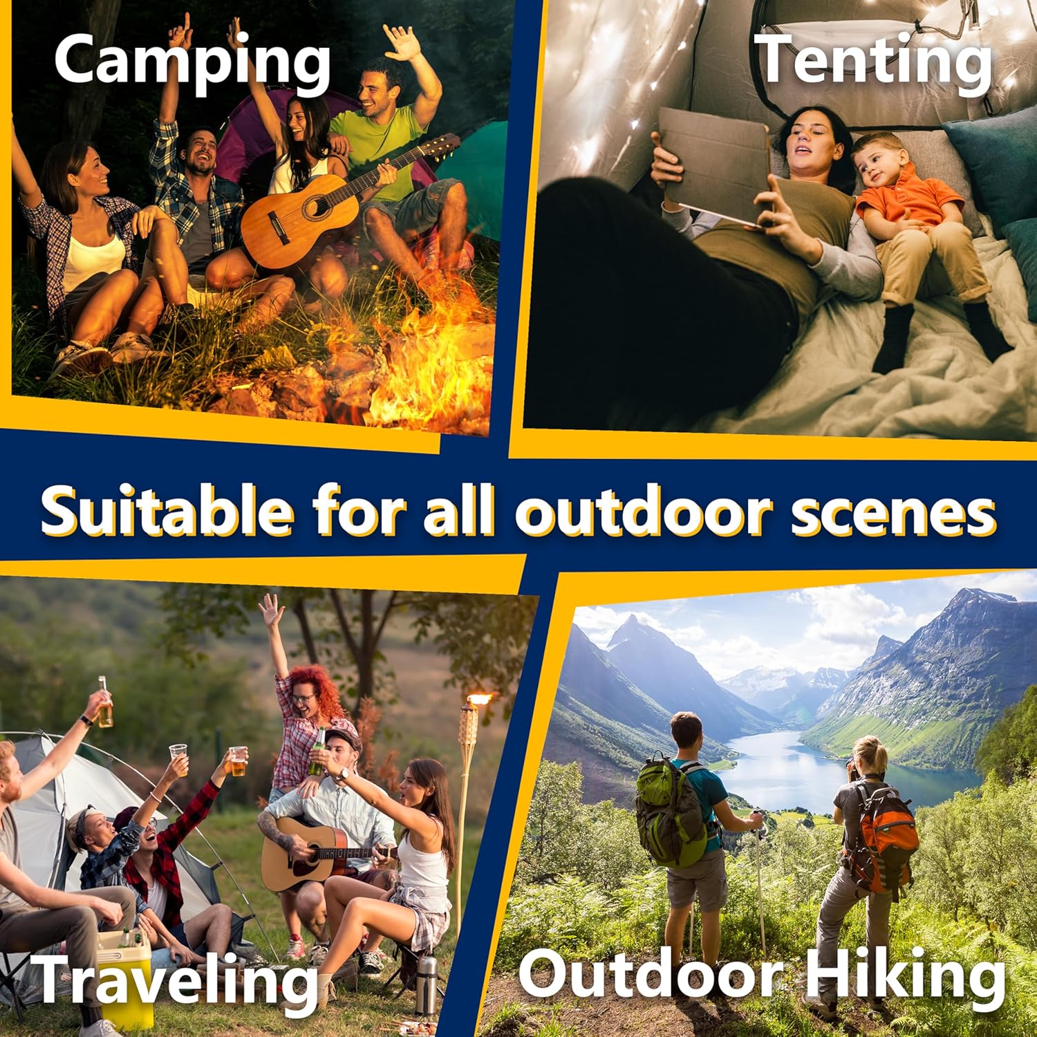 Thumbnail 5 de Hioutdoor Isomatte 10 cm ultraleicht aufblasbar mit Fußpumpe – Camping-Schlafmatte (Grün)